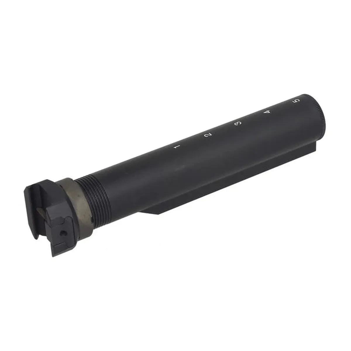 5KU M1913 20mm 5ポジション ピカティニー バッファーチューブ (5KU-320) - ブラック-AIRSOFT GOGO エアガン・サバゲー用品通販