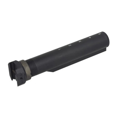 5KU M1913 20mm 5ポジション ピカティニー バッファーチューブ (5KU-320) - ブラック-AIRSOFT GOGO エアガン・サバゲー用品通販