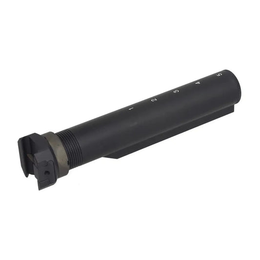 5KU M1913 20mm 5ポジション ピカティニー バッファーチューブ (5KU-320) - ブラック-AIRSOFT GOGO エアガン・サバゲー用品通販