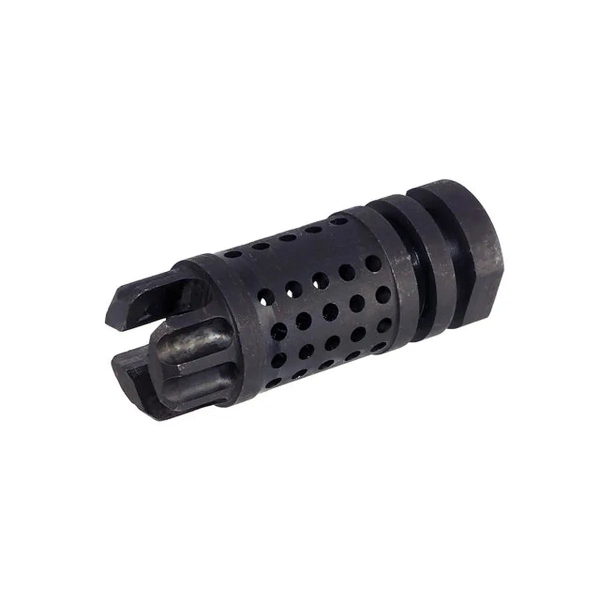 5KU M4SD II スチールフラッシュハイダー 14mm用 (5KU-192) - ブラック-AIRSOFT GOGO エアガン・サバゲー用品通販