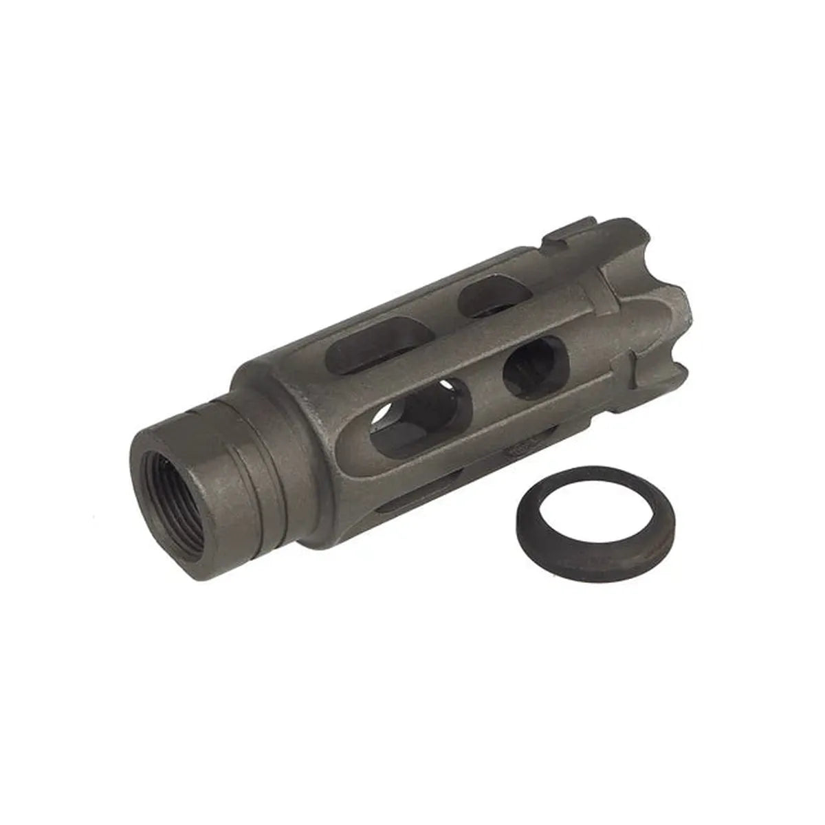 5KU ミニタロン スチールブリーチャーブレーキ 14mm用 (5KU-103)-AIRSOFT GOGO エアガン・サバゲー用品通販