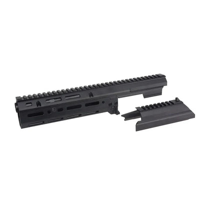 5KU Mk3 モノリシック 1913 フラットトップ ハンドガード CYMA AKM/AK105 AEG 用 (5KU-368) - ブラック-AIRSOFT GOGO エアガン・サバゲー用品通販