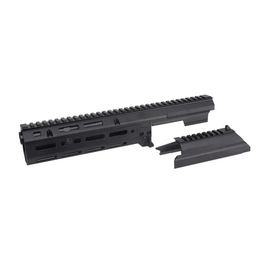 5KU Mk3 モノリシック 1913 フラットトップ ハンドガード CYMA AKM/AK105 AEG 用 (5KU-368) - ブラック-AIRSOFT GOGO エアガン・サバゲー用品通販