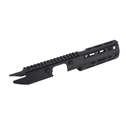 5KU モノリシック M-Lok レール ハンドガード マルイ 次世代 MP5 AEG (5KU-393M) - ブラック-AIRSOFT GOGO エアガン・サバゲー用品通販
