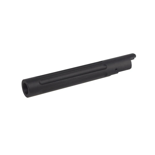 5KU ノンリコイル ストレートカットアウターバレル マルイ ハイキャパ 5.1 GBB エアソフトガン用 (GB-424) - ブラック-AIRSOFT GOGO エアガン・サバゲー用品通販