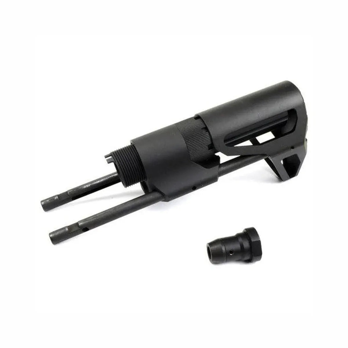 5KU PDW 伸縮式ストック マルイ MWS M4 GBB エアソフトガン用 (5KU-GB-159) - ブラック-AIRSOFT GOGO エアガン・サバゲー用品通販
