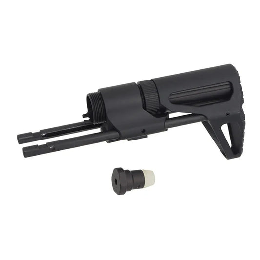 5KU PDW リトラクタブルストック M4 GBB エアソフトガン用 (5KU-GB-156) - ブラック-AIRSOFT GOGO エアガン・サバゲー用品通販