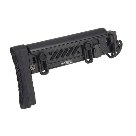 5KU PT-1 Gen2 サイドフォールディングストック GHK / LCT / CYMA AK エアソフトガン用 (5KU-262) - ブラック-AIRSOFT GOGO エアガン・サバゲー用品通販