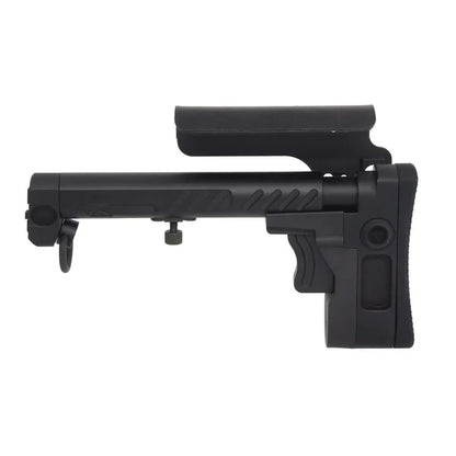 5KU PT-3 伸縮式サイドフォールディングストック E&L AK エアソフトガン用 (5KU-277) - ブラック-AIRSOFT GOGO エアガン・サバゲー用品通販