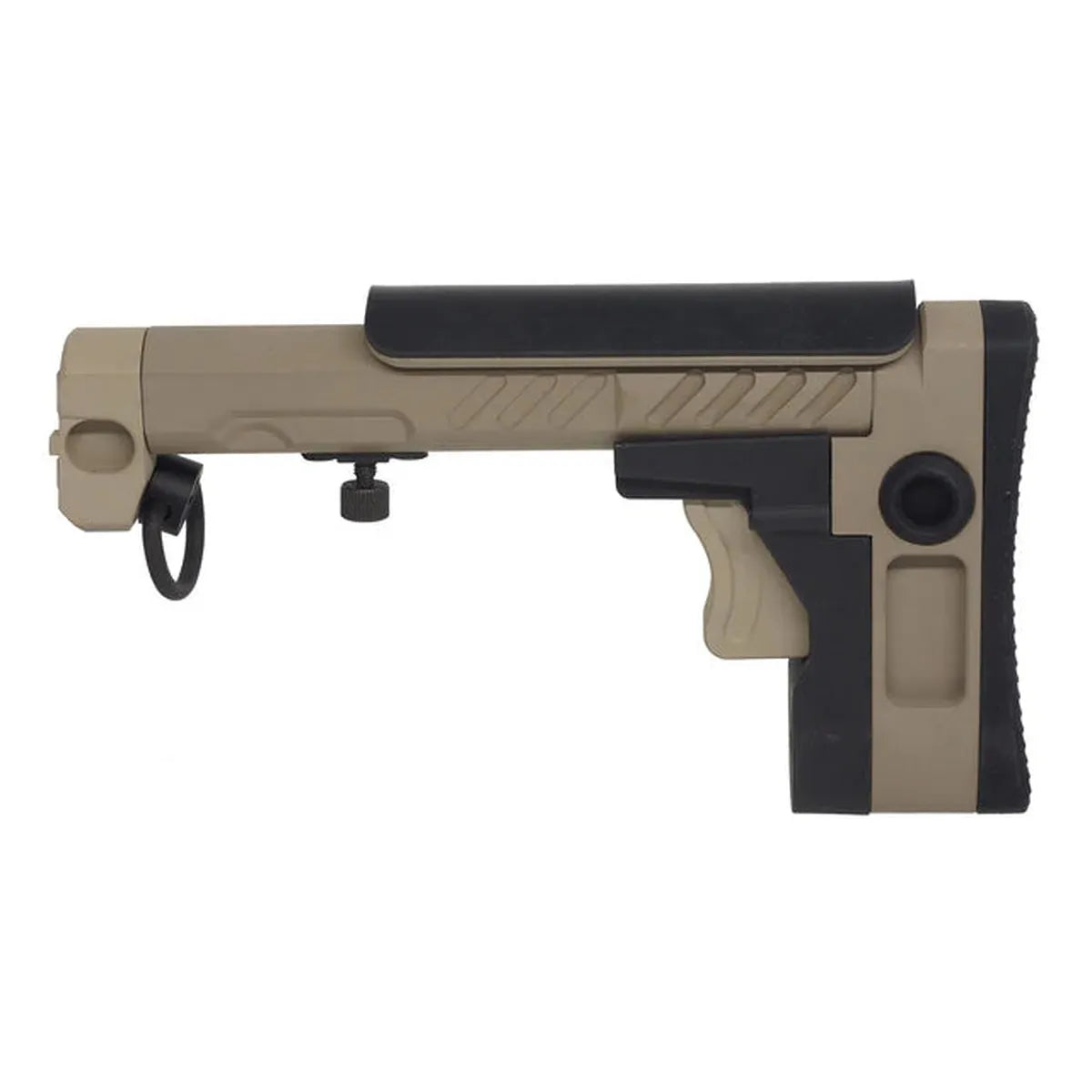 5KU PT-3 伸縮式サイドフォールディングストック GHK / LCT / CYMA AK エアソフトガン用 (5KU-277)- タン-AIRSOFT GOGO エアガン・サバゲー用品通販