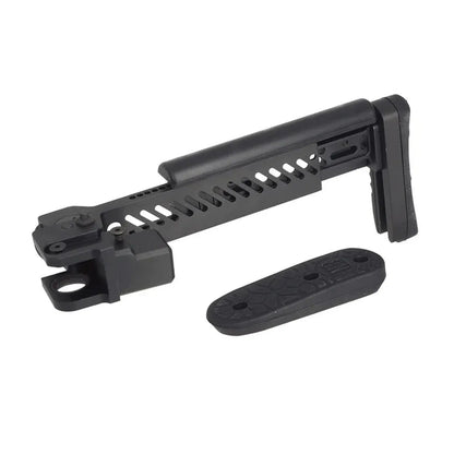 5KU PT-5 サイドフォールディングストック GHK AKM エアソフトガン用 (5KU-347) - ブラック-AIRSOFT GOGO エアガン・サバゲー用品通販