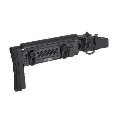 5KU PT-5 サイドフォールディングストック GHK AKM エアソフトガン用 (5KU-347) - ブラック-AIRSOFT GOGO エアガン・サバゲー用品通販