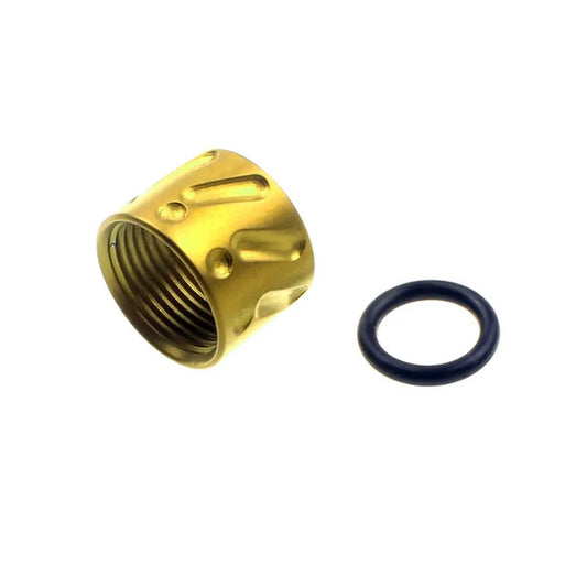 5KU ローレットねじプロテクター（14mm～）（GB-457）-ゴールド-AIRSOFT GOGO エアガン・サバゲー用品通販