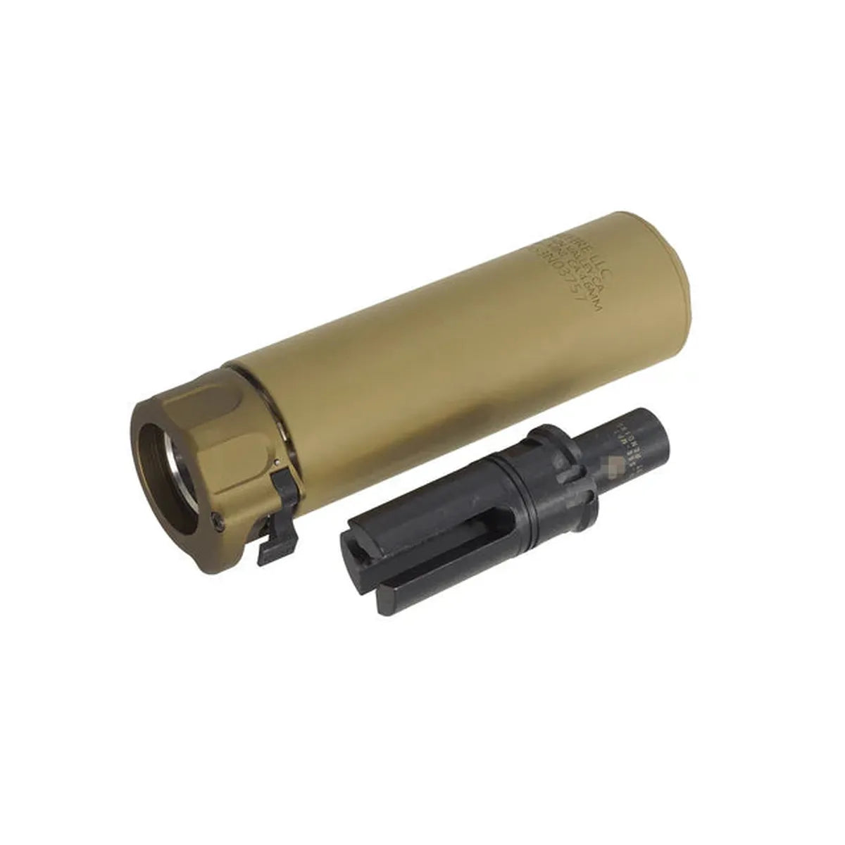 5KU SF SOCOM 46 ミニサプレッサー VFC / KWA MP7 エアソフトガン用 (5KU-270) - タン-AIRSOFT GOGO エアガン・サバゲー用品通販