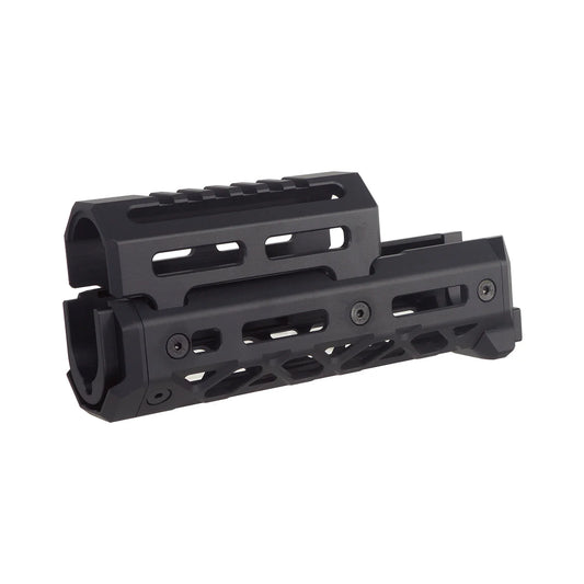 5KU ショート M-LOK ハンドガード CYMA AK エアソフトガン用 (5KU-404C) - ブラック-AIRSOFT GOGO エアガン・サバゲー用品通販