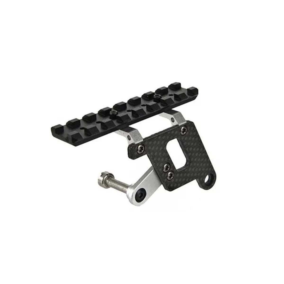 5KU Shooters カーボンマウントベース マルイ ハイキャパ GBB エアソフトピストル用 (GB-281) - シルバー-AIRSOFT GOGO エアガン・サバゲー用品通販