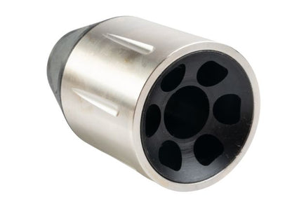 5KU SLRスタイルコンペンセイター（14mm CCW） - 銀(ぎん)-AIRSOFT GOGO エアガン・サバゲー用品通販