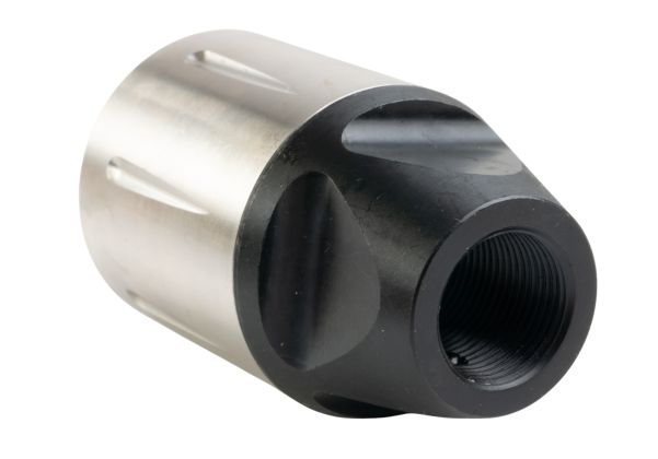 5KU SLRスタイルコンペンセイター（14mm CCW） - 銀(ぎん)-AIRSOFT GOGO エアガン・サバゲー用品通販