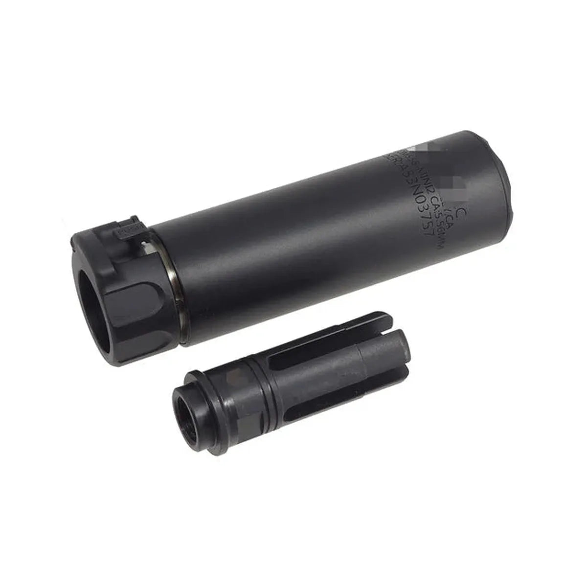 5KU SOCOM 556 Mini2 エアソフト サプレッサー フラッシュ ハイダー付き (5KU-243) - ブラック-AIRSOFT GOGO エアガン・サバゲー用品通販