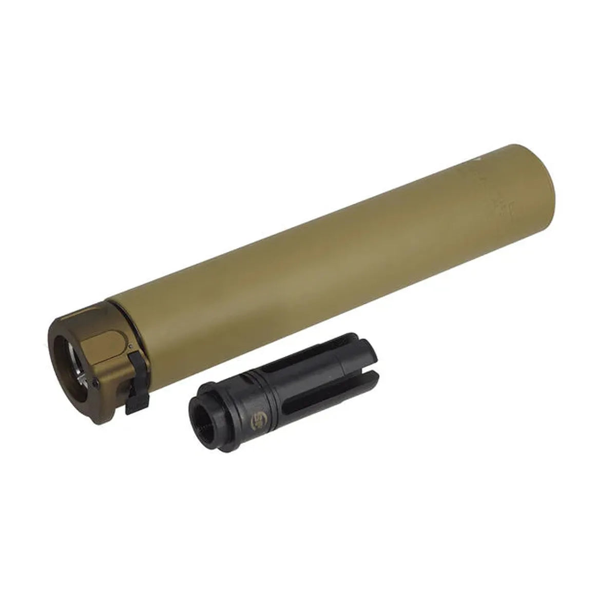 5KU SOCOM 762 QD モック エアソフト サプレッサー バージョン.2 ( 5KU-216 ) - タン-AIRSOFT GOGO エアガン・サバゲー用品通販