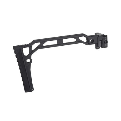 5KU SS-8RP スケルトンストック 20mmレール用バットパッド付き (5KU-362) - ブラック-AIRSOFT GOGO エアガン・サバゲー用品通販