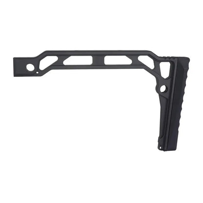 5KU SS-8RP スケルトンストック 20mmレール用バットパッド付き (5KU-362) - ブラック-AIRSOFT GOGO エアガン・サバゲー用品通販
