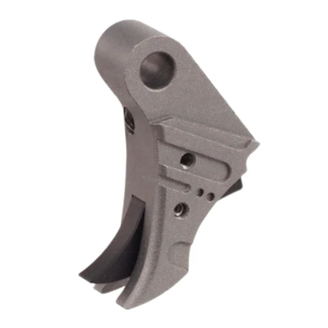 5KU SSVI スタイル CNC トリガー マルイ WE G シリーズ GBB 用 (5KU-GB-495) - グレー-AIRSOFT GOGO エアガン・サバゲー用品通販