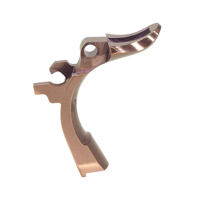 5KU ステンレスグリップセフティ タイプA マルイ ハイレイヤーGBB（GB-631）用 - 茶色-AIRSOFT GOGO エアガン・サバゲー用品通販