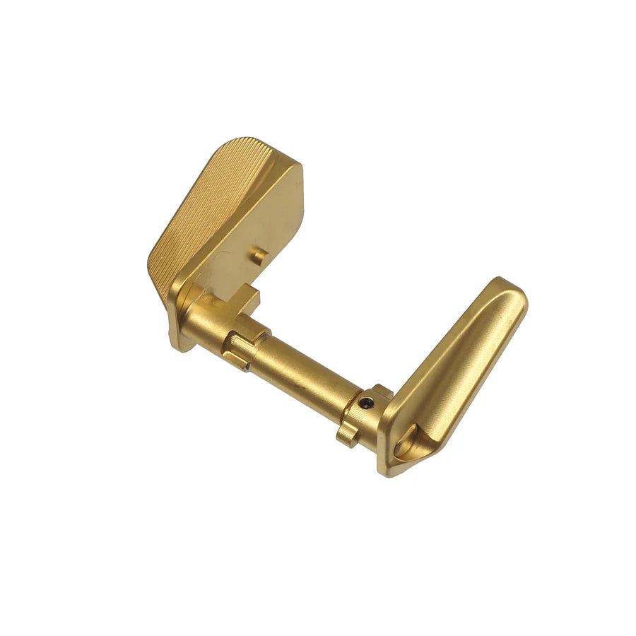 5KU ステンレスサムセーフティ タイプF KJW/ASG Shadow2 TS2 GBB用 (GBSD2030) - 金(きん)-AIRSOFT GOGO エアガン・サバゲー用品通販