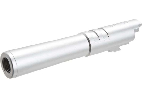 5KU Tokyo Marui ハイキャパ 4.3 GBB Airsoft アウターバレル (アルミニウム / アルミ) - 銀(ぎん)-AIRSOFT GOGO エアガン・サバゲー用品通販