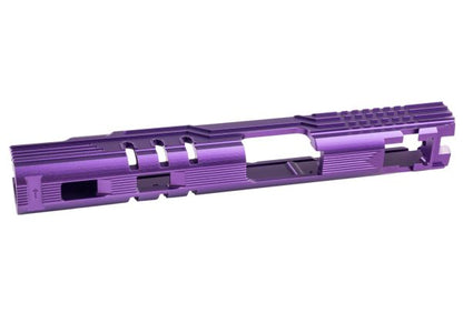 5KU Tokyo Marui ハイキャパ 5.1 GBB LimCat プロテクター 5.1 GBBスライド (CNC アルミニウム / アルミ) - 紫-AIRSOFT GOGO エアガン・サバゲー用品通販