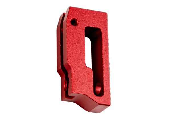 5KU Tokyo Marui ハイキャパ GBB アルミ製 エクストラショート フラット調整式トリガー - 赤-AIRSOFT GOGO エアガン・サバゲー用品通販