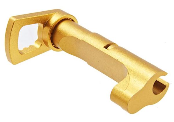 5KU Tokyo Marui ハイキャパ マガジンキャッチ（タイプ2） - 金(きん)-AIRSOFT GOGO エアガン・サバゲー用品通販
