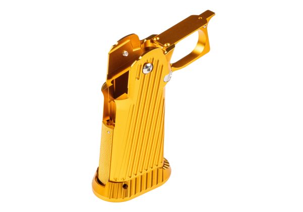 5KU Tokyo Marui HI-CAPA GBB CNCアルミグリップ(インフィニティスタイル、タイプ2) - 金(きん)-AIRSOFT GOGO エアガン・サバゲー用品通販