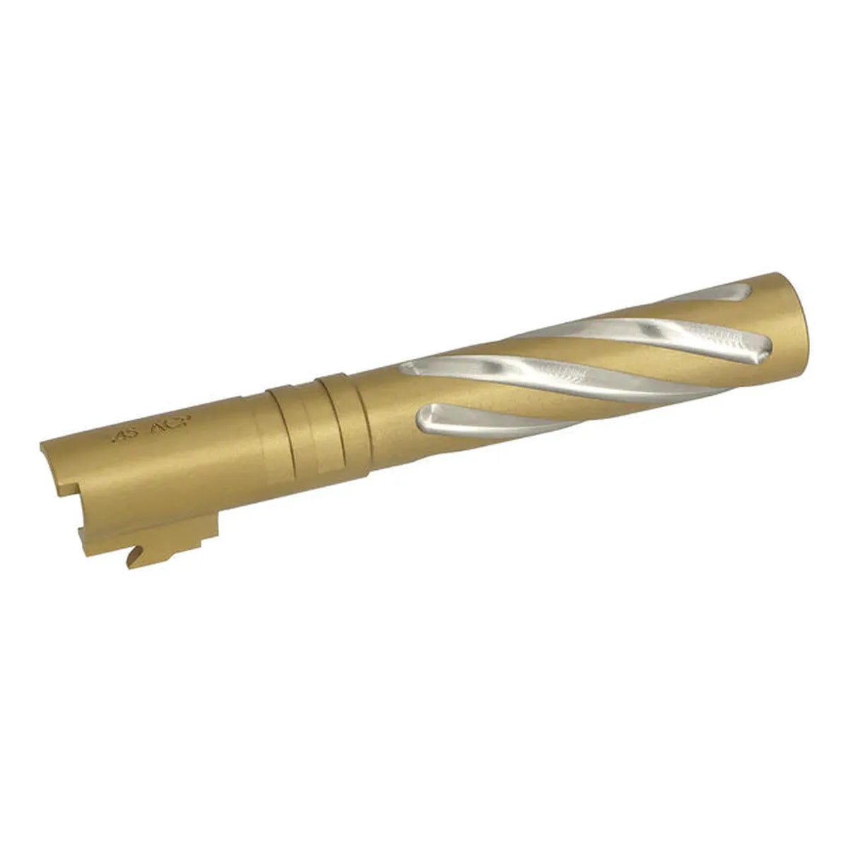 5KU トルネード 5インチ ステンレス スレッドアウターバレル マルイ ハイキャパ エアソフトガン用 (5KU-GB-476) - ゴールド-AIRSOFT GOGO エアガン・サバゲー用品通販