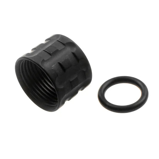 5KU TP-Pro ローレットねじプロテクター 14mm用 (5KU-GB-451)-ブラック-AIRSOFT GOGO エアガン・サバゲー用品通販