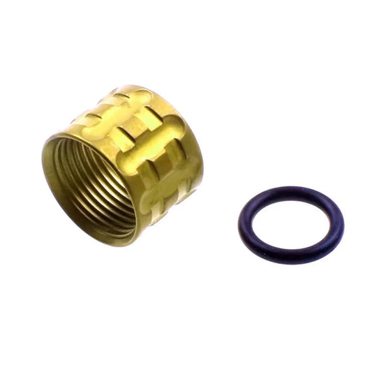 5KU TP-Pro ローレットねじプロテクター 14mm用 (5KU-GB-451)-ゴールド-AIRSOFT GOGO エアガン・サバゲー用品通販