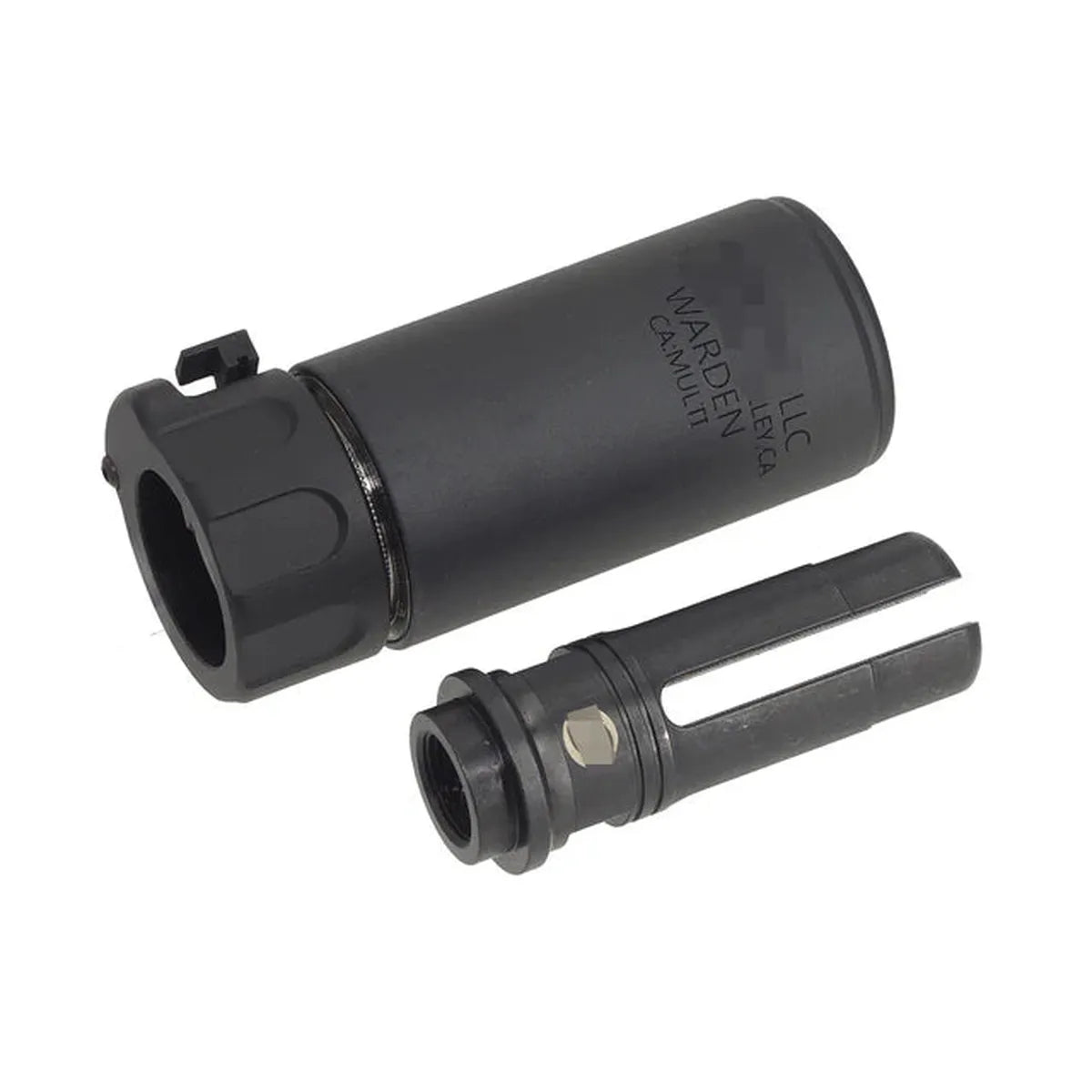 5KU WARDEN ブラストディフューザー バージョン2 14mm用 (5KU-217) - ブラック-AIRSOFT GOGO エアガン・サバゲー用品通販