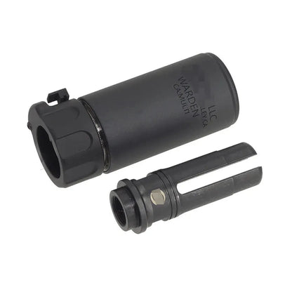 5KU WARDEN ブラストディフューザー バージョン2 14mm用 (5KU-217) - ブラック-AIRSOFT GOGO エアガン・サバゲー用品通販