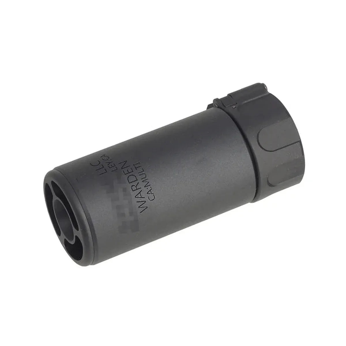 5KU WARDEN ブラストディフューザー バージョン2 14mm用 (5KU-217) - ブラック-AIRSOFT GOGO エアガン・サバゲー用品通販