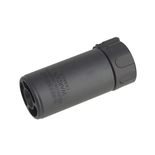 5KU WARDEN ブラストディフューザー バージョン2 14mm用 (5KU-217) - ブラック-AIRSOFT GOGO エアガン・サバゲー用品通販