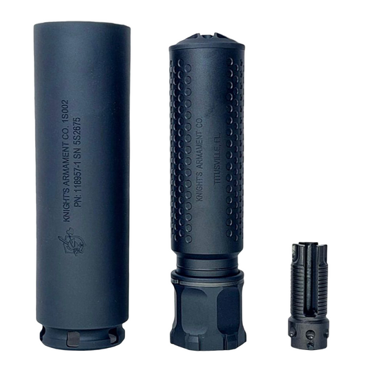 FCW KAC QDC/MCQ-PRT 7.62 サプレッサー（フラッシュハイダー付き）（トレーサーセットアップ）- ブラック