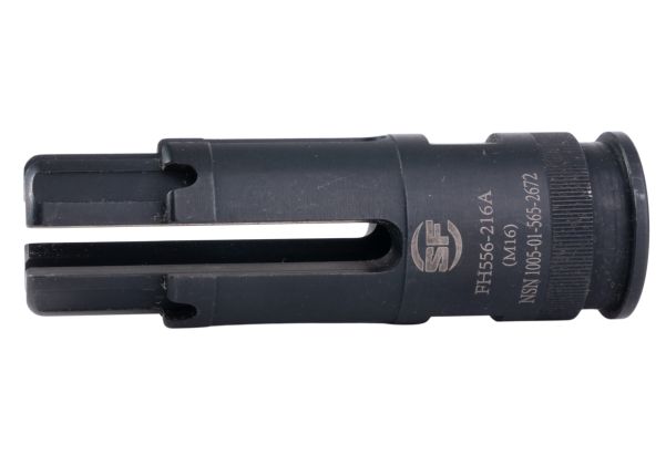 Airsoft Artisan FH556スタイル FA216Aスタイル フラッシュハイダー（14mm逆スクリュー、ブラック）