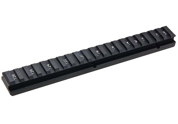 Airsoft Artisan L85 / SA80 20mm ピカティニーレイルアダプターー（ブラック）