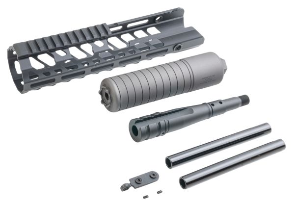 Airsoft Artisan SIG MCX Virtus SUR300 レイルハンドガードセット (10インチ、ブラック)