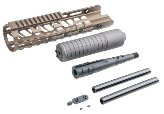 Airsoft Artisan SIG MCX Virtus SUR300 レイルハンドガードセット (10インチ、DE)