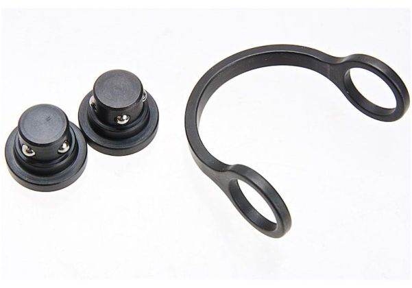 Airsoft Artisan MCX AEGスリングマウント（ブラック）