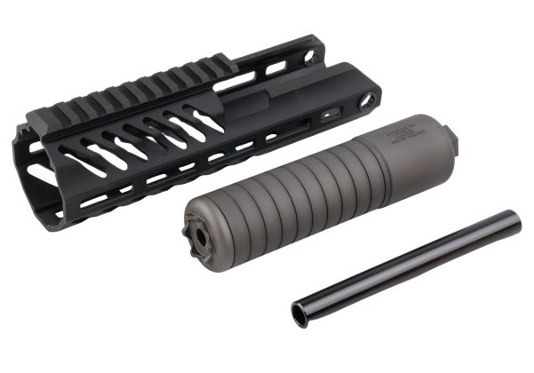 Airsoft Artisan SIG Sauer MCX Virtus Rattler SD ハンドガードレイルセット - ブラック