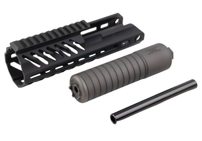 Airsoft Artisan SIG Sauer MCX Virtus Rattler SD ハンドガードレイルセット - ブラック