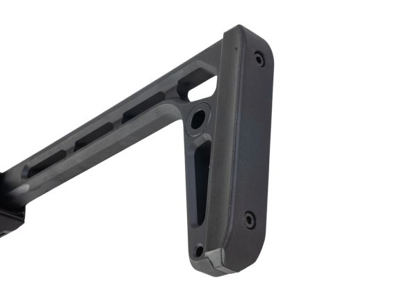 Airsoft Artisan折りたたみ式ミニプラスストック（エアソフトM1913 20mmレイル用） - BK